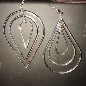 Silver earrings